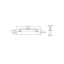 Spot LED linéaire sur rail magnétique CCT réglable sur 3 températures différentes de 2700-6500ºK - 10W - UGR18 - Mi Light - Noir
