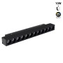 Spot LED linéaire sur rail magnétique CCT réglable sur 3 températures différentes de 2700-6500ºK - 10W - UGR18 - Mi Light - Noir
