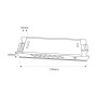Alimentation LED 24V 60W extra-plate - 2.5A - Haute performance - IP20