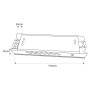 Alimentation LED 24V 200W slim IP20 – Bloc compact intérieur 8,3A