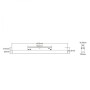 Spot LED linéaire opale sur rail magnétique RGB + CCT réglable sur 3 températures différentes de 2700-6500ºK - 24W - Mi Light