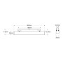 Spot LED linéaire opale sur rail magnétique CCT réglable sur 3 températures différentes de 2700-6500ºK - 12W - Mi Light