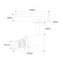 Projecteur LED shapeable sur rail monophasé - 10W - 20º-35°- Blanc chaud 3000K