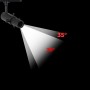 Projecteur LED shapeable sur rail triphasé - 10W - 20º-35° - Blanc chaud 3000K