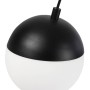 Suspension boule LED sur rail magnétique 48V - 6W - Blanc chaud 2700K - IRC90 - Noir
