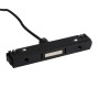 Suspension boule LED sur rail magnétique 48V - 6W - Blanc chaud 2700K - IRC90 - Noir