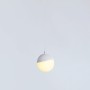 Suspension boule LED sur rail magnétique 48V - 6W - Blanc chaud 2700K - IRC90 - Blanc
