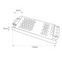 Alimentation LED 24V 200W ultra-fine –Bloc compact intérieur IP20 8,3A