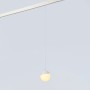 Suspension boule LED sur rail magnétique 48V - 6W - Blanc chaud 2700K - IRC90 - Blanc