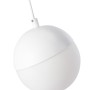 Suspension boule LED sur rail magnétique 48V - 6W - Blanc chaud 2700K - IRC90 - Blanc