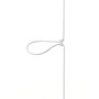 Suspension boule LED sur rail magnétique 48V - 6W - Blanc chaud 2700K - IRC90 - Blanc