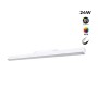 Spot LED linéaire opale sur rail magnétique RGB + CCT réglable sur 3 températures de 2700-6500ºK - 24W - Mi Light - Blanc