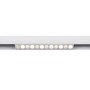 Spot LED linéaire opale sur rail magnétique RGB + CCT réglable sur 3 températures de 2700-6500ºK - 6W - UGR18 - Mi Light - Blanc