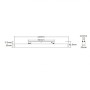 Spot LED linéaire sur rail magnétique RGB + CCT réglable sur 3 températures différentes de 2700-6500ºK - 12W - Mi Light - Blanc