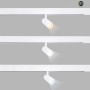 Spot LED CCT réglable sur 3 températures différentes de 2700-6500ºK sur rail magnétique 48V - 6W - Mi Light - Blanc