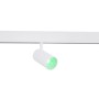 Spot LED sur rail magnétique RGB + CCT réglable sur 3 températures différentes de 2700-6500ºK - 48V - 12W - Mi Light - Blanc