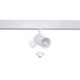 Spot LED sur rail magnétique RGB + CCT réglable sur 3 températures différentes de 2700-6500ºK - 48V - 12W - Mi Light - Blanc