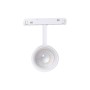 Spot LED sur rail magnétique RGB + CCT réglable sur 3 températures différentes de 2700-6500ºK - 48V - 12W - Mi Light - Blanc