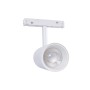 Spot LED sur rail magnétique RGB + CCT réglable sur 3 températures différentes de 2700-6500ºK - 48V - 12W - Mi Light - Blanc