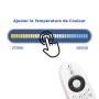 Spot LED sur rail magnétique 10W  – Lumière réglable 2700K à 6500K