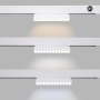 Spot LED linéaire orientable sur rail magnétique CCT réglable sur 3 températures de 2700-6500ºK - 10W - UGR18 - Mi Light - Blanc