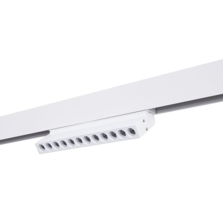 Spot LED linéaire orientable sur rail magnétique CCT réglable sur 3 températures de 2700-6500ºK - 10W - UGR18 - Mi Light - Blanc