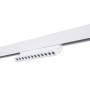 Spot LED linéaire orientable sur rail magnétique CCT réglable sur 3 températures de 2700-6500ºK - 10W - UGR18 - Mi Light - Blanc