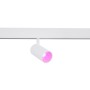 Spot LED sur rail magnétique RGB + CCT réglable sur 3 températures différentes de 2700-6500ºK - 48V - 25W - Mi Light - Blanc