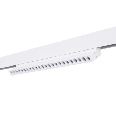 Spot LED linéaire orientable sur rail magnétique CCT réglable sur 3 températures de 2700-6500ºK - 20W - UGR18 - Mi Light - Blanc