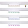 Spot LED linéaire orientable sur rail magnétique RGB + CCT réglable sur 3 températures de 2700-6500ºK - 6W - Mi Light - Blanc
