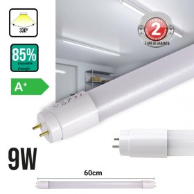 Tube LED T8 60cm - 9W - 140lm/W
