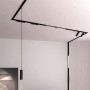 Spot LED linéaire opale 12W sur rail magnétique 48V CCT réglable sur 3 températures différentes de 2700-6000ºK Gradation DALI-2