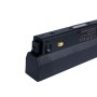 Spot LED linéaire opale 12W sur rail magnétique 48V CCT réglable sur 3 températures différentes de 2700-6000ºK Gradation DALI-2