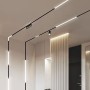 Spot LED linéaire 12W sur rail magnétique 48V CCT réglable sur 3 températures de 2700-6000ºK - Gradation DALI-2 - UGR18