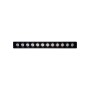 Spot LED linéaire 12W sur rail magnétique 48V CCT réglable sur 3 températures de 2700-6000ºK - Gradation DALI-2 - UGR18