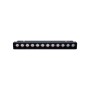Spot LED linéaire 12W sur rail magnétique 48V CCT réglable sur 3 températures de 2700-6000ºK - Gradation DALI-2 - UGR18