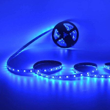 Ruban LED RGB zig zag - 12V - 50W - 8mm - IP20 - 42 LED/m - Rouleau de 5 mètres - Sécable tous les 6,2 cm