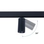Projecteur LED sur rail magnétique 48V CCT réglable sur 3 températures différentes de 2700-6500ºK - 20W - DALI-2 dimmable