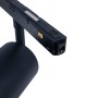 Projecteur LED sur rail magnétique 48V CCT réglable sur 3 températures différentes de 2700-6500ºK - 20W - DALI-2 dimmable