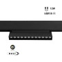 Spot LED linéaire orientable sur rail magnétique 48V CCT réglable sur 3 températures de 2700-6000ºK - 12W - Gradation DALI UGR18