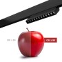 Spot LED linéaire orientable sur rail magnétique 48V CCT réglable sur 3 températures de 2700-6000ºK - 12W - Gradation DALI UGR18