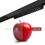 Spot LED linéaire orientable sur rail magnétique 48V CCT réglable sur 3 températures de 2700-6000ºK - 18W - Gradation DALI UGR18