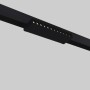 Spot LED linéaire orientable sur rail magnétique 48V- 12W - Blanc neutre 4000K - Puce OSRAM - UGR18 - Noir