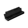 Spot LED linéaire orientable sur rail magnétique 48V- 12W - Blanc neutre 4000K - Puce OSRAM - UGR18 - Noir