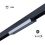 Spot LED opale linéaire orientable sur rail magnétique 48V CCT réglable sur 3 températures de 2700-6000ºK - 12W - Gradation DALI