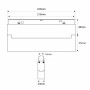 Spot LED opale linéaire orientable sur rail magnétique 48V CCT réglable sur 3 températures de 2700-6000ºK - 12W - Gradation DALI