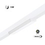 Spot LED opale linéaire orientable sur rail magnétique 48V CCT réglable sur 3 températures de 2700-6000ºK - 12W - Gradation DALI
