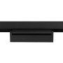 Spot LED linéaire orientable sur rail magnétique 48V - 12W - Blanc chaud 2800K - Puce OSRAM - UGR18 - Noir