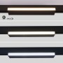 Spot LED opale linéaire orientable sur rail magnétique 48V CCT réglable sur 3 températures de 2700-6000ºK - 18W - Gradation DALI