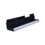 Spot LED opale linéaire orientable sur rail magnétique 48V CCT réglable sur 3 températures de 2700-6000ºK - 18W - Gradation DALI